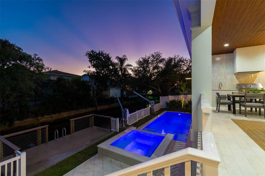 Exterior details and patio area of a home in , Tampa (Image 32).