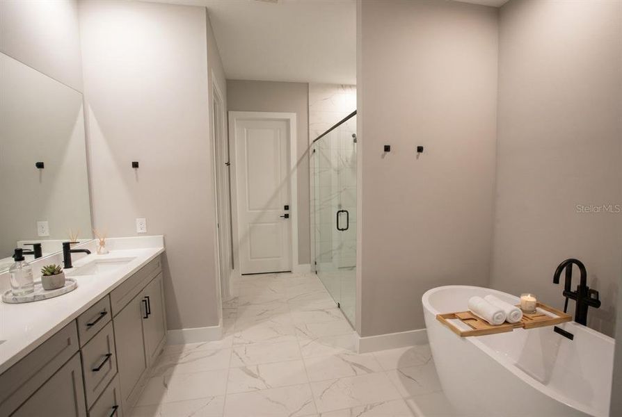 Furnished interior view inside a new home in Bella Collina, Montverde (Image 13).