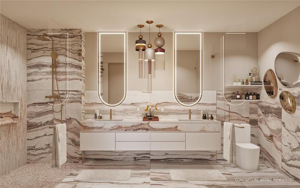 Furnished interior view inside a new home in , St. Petersburg (Image 6).
