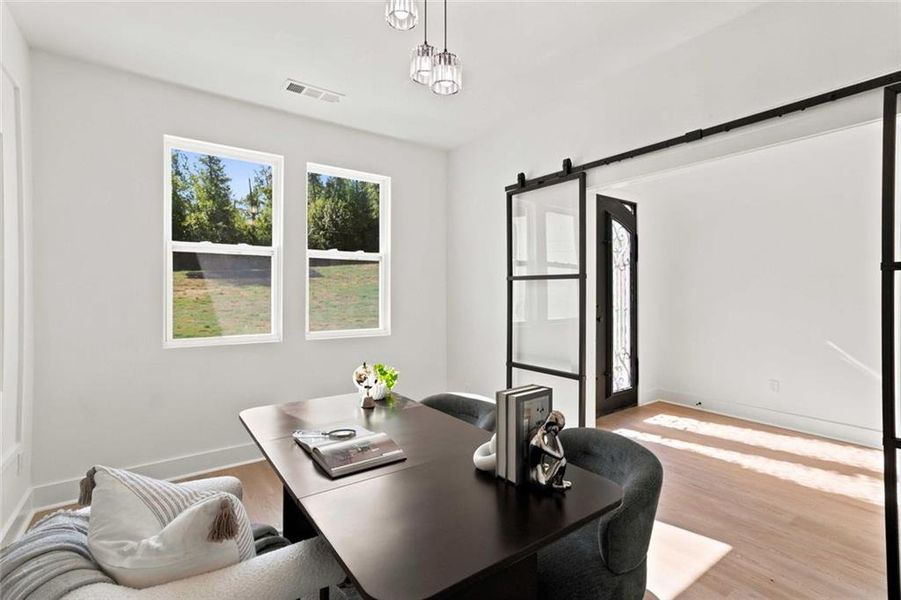 Furnished interior view inside a new home in , Griffin (Image 7).