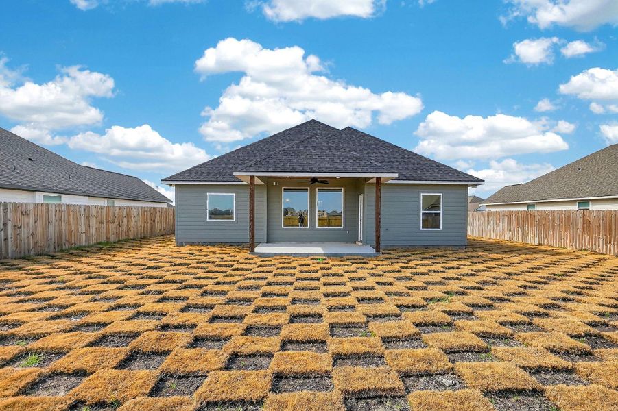 Exterior details and patio area of a home in , Snook (Image 23).