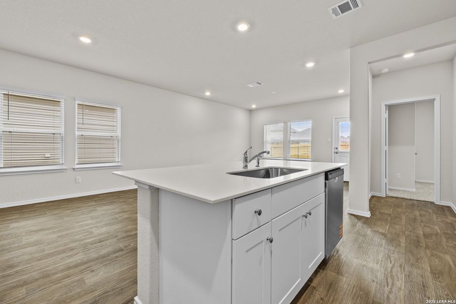 Furnished interior view inside a new home in Winding Creek, New Braunfels (Image 8).