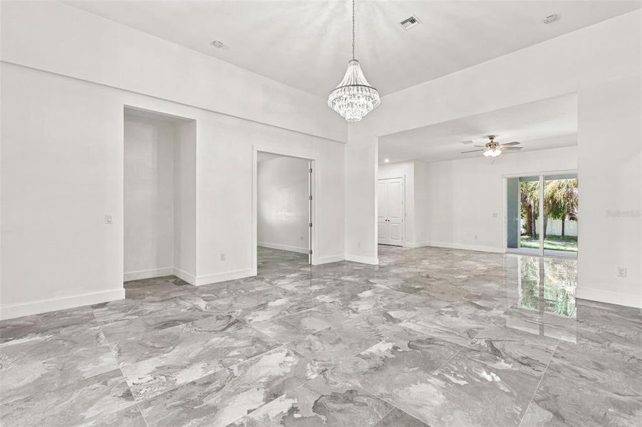 Spacious, unfurnished interior of a new home in , Naples (Image 22). Spacious, unfurnished interior of a new home in , Naples (Image 22).