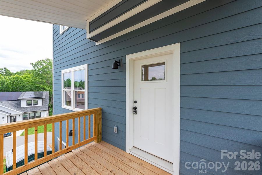 Exterior details and patio area of a home in , Arden (Image 19).