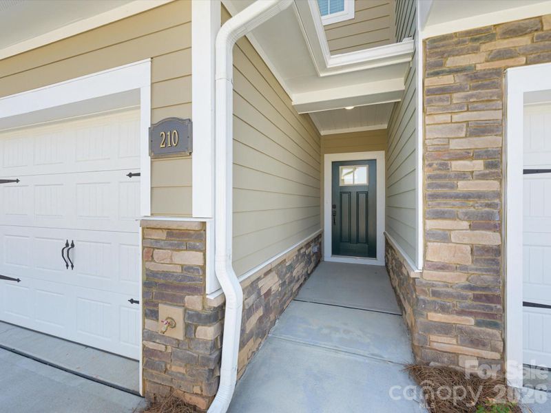Exterior details and patio area of a home in Westview Towns, Waxhaw (Image 4).