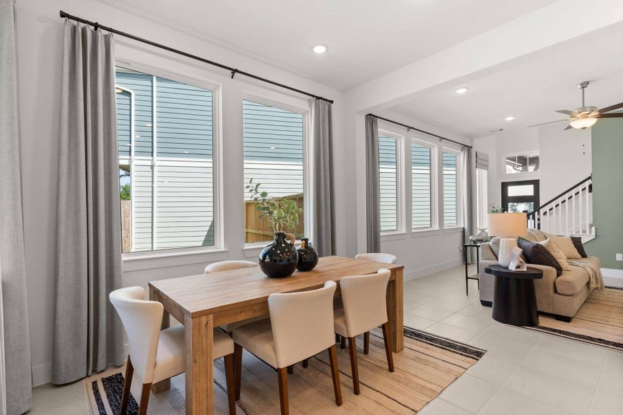 Furnished interior view inside a new home in Santa Rita Ranch, Liberty Hill (Image 27).