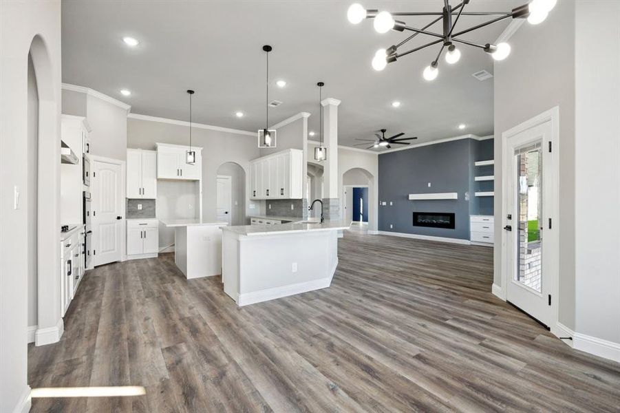 Furnished interior view inside a new home in , Royse City (Image 13). Furnished interior view inside a new home in , Royse City (Image 13).