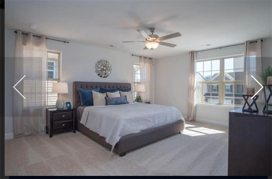 Furnished interior view inside a new home in Thunder Ridge, Dawsonville (Image 5).