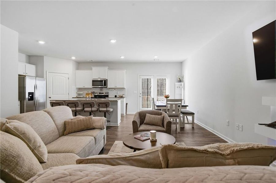 Furnished interior view inside a new home in , Dahlonega (Image 34). Furnished interior view inside a new home in , Dahlonega (Image 34).