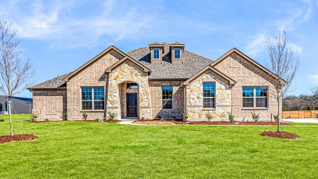 Front exterior of a new home in , Canton, TX, highlighting curb appeal (Image 22).