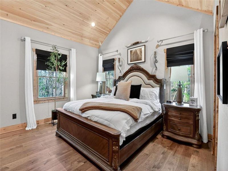 Furnished interior view inside a new home in , Ellijay (Image 68).