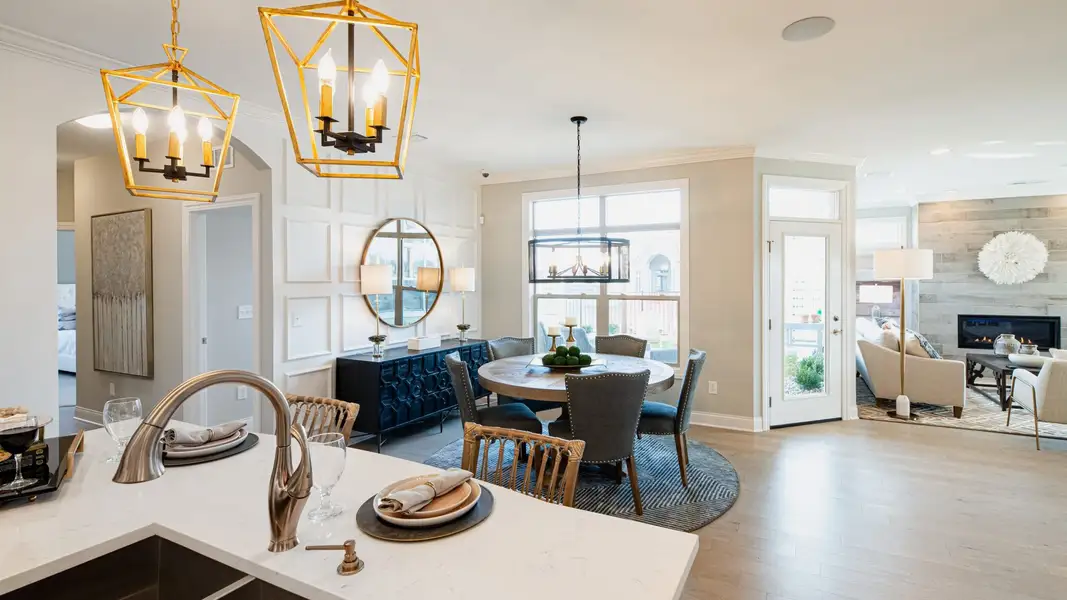 Representative furnished interior of a home built from the Palazzo by Epcon Communities in Courtyards by Carrell, Ocean Isle Beach (Image 16). Representative furnished interior of a home built from the Palazzo by Epcon Communities in Courtyards by Carrell, Ocean Isle Beach (Image 16).
