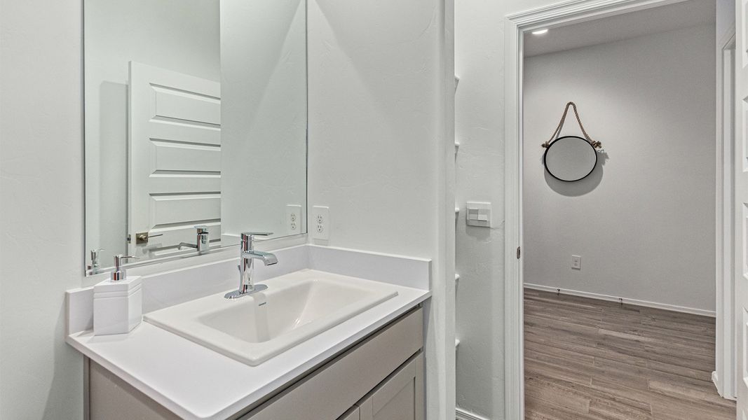 Furnished interior view inside a new home in Saguaro Bloom, Marana (Image 34). Furnished interior view inside a new home in Saguaro Bloom, Marana (Image 34).