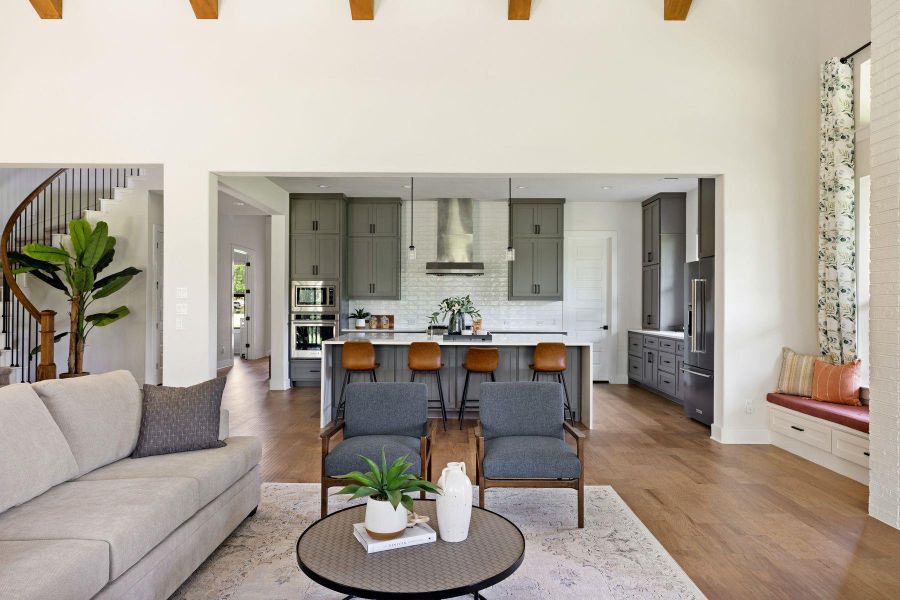 Furnished interior view inside a new home in , Georgetown (Image 9).