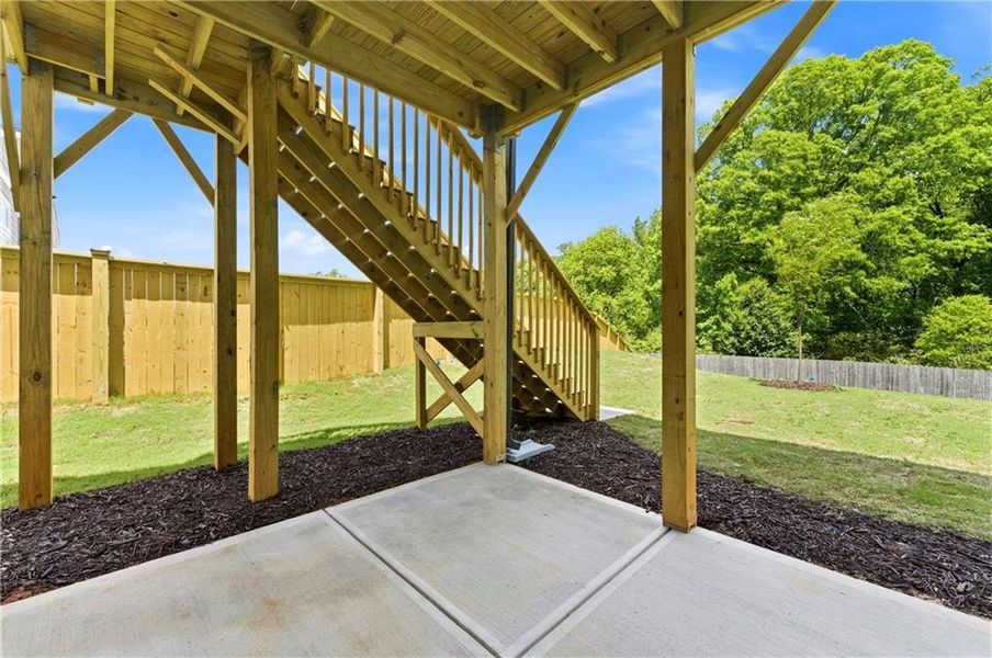 Exterior details and patio area of a home in , Cumming (Image 21).