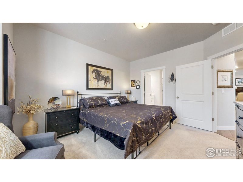 Furnished interior view inside a new home in The Lakes at Centerra - Discovery, Loveland (Image 21).