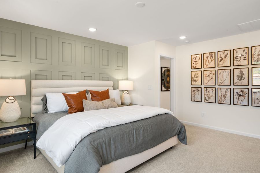 Representative furnished interior of a home built from the Bryce by Mattamy Homes in Magnolia Park Townes, Garner (Image 17).