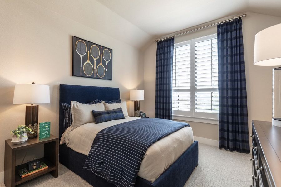 Representative Secondary Bedroom - some options shown Representative Secondary Bedroom - some options shown