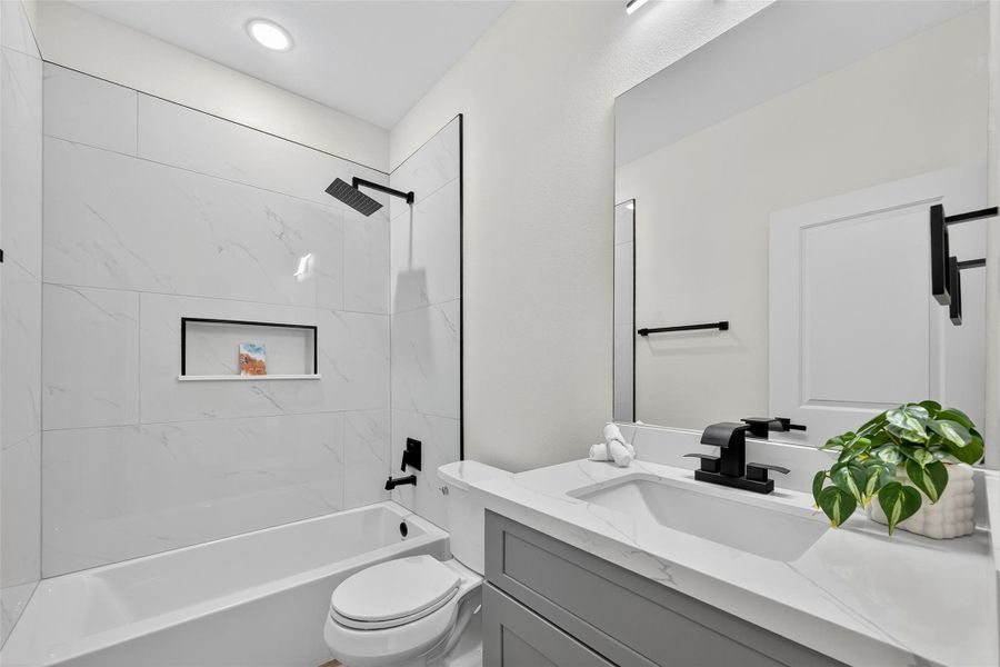 Furnished interior view inside a new home in , Crosby (Image 3). Furnished interior view inside a new home in , Crosby (Image 3).