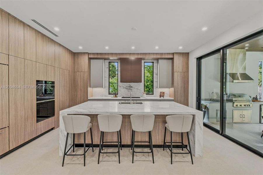 Furnished interior view inside a new home in , South Miami (Image 9).