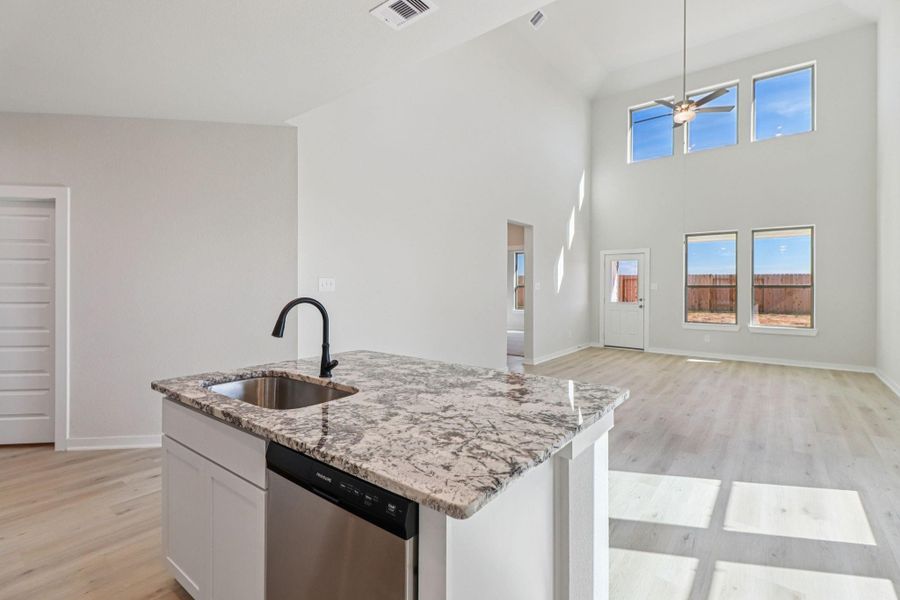 Furnished interior view inside a new home in Bluestem, Brookshire (Image 9).
