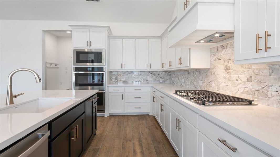 Furnished interior view inside a new home in Terraces 72', Rockwall (Image 6).