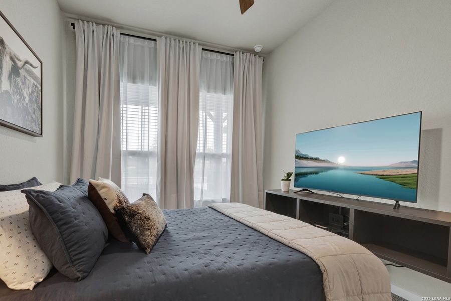 Furnished interior view inside a new home in August Fields, New Braunfels (Image 7).
