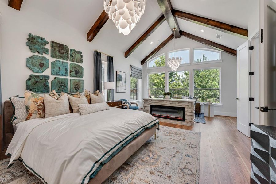 Representative furnished interior of a home built from the Grand Prestige by Grand Homes in Grand Oaks, Celina (Image 12).