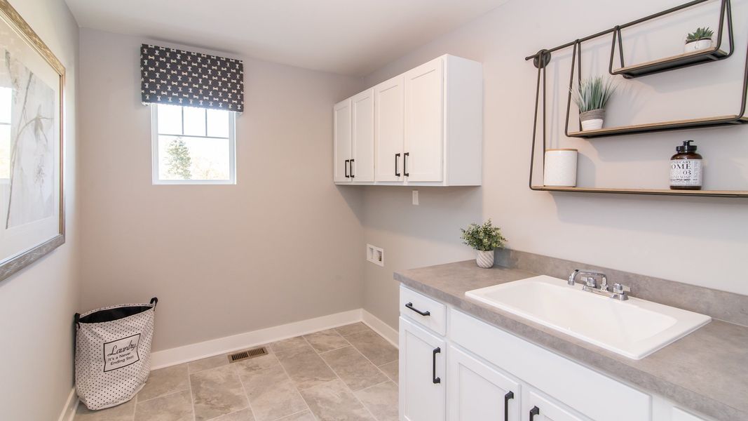 Representative furnished interior of a home built from the The Chesterfield by Norfolk Homes in Valleys, Jackson (Image 53).