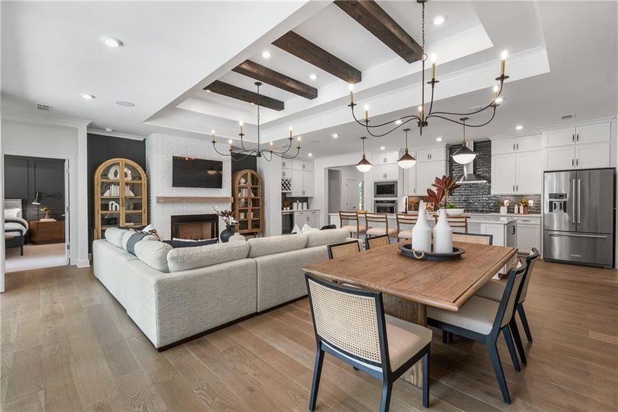Furnished interior view inside a new home in Del Webb at Lake Oconee, Greensboro (Image 12).