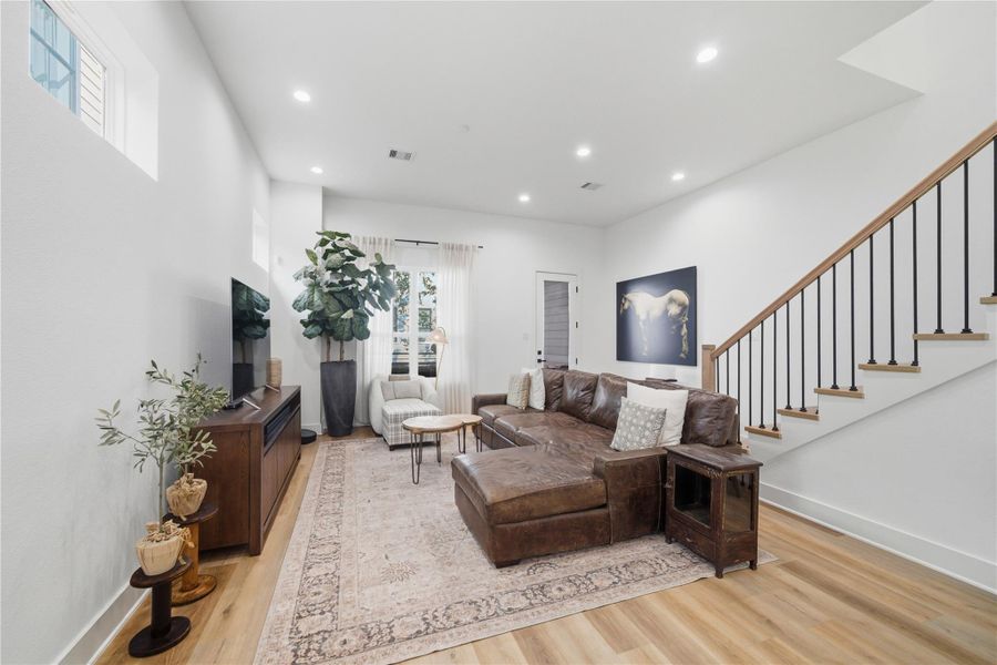 Furnished interior view inside a new home in , Houston (Image 5). Furnished interior view inside a new home in , Houston (Image 5).