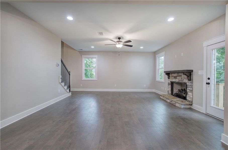 Spacious, unfurnished interior of a new home in , Adairsville (Image 25).