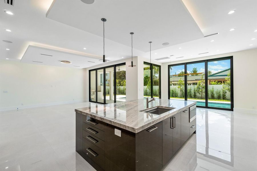 Furnished interior view inside a new home in , West Palm Beach (Image 4).
