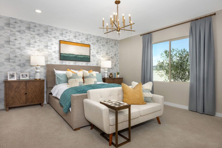 Primary Bedroom | Perrine | Valencia at Citrus Park | New Homes in Goodyear, AZ | Landsea Homes