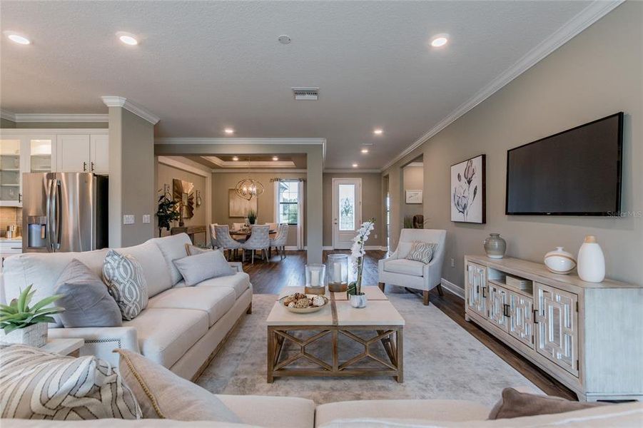 Furnished interior view inside a new home in , Tarpon Springs (Image 5).