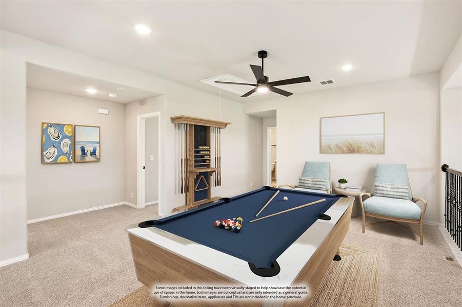 Furnished interior view inside a new home in Devonshire Classic 50-55, Forney (Image 8). Furnished interior view inside a new home in Devonshire Classic 50-55, Forney (Image 8).