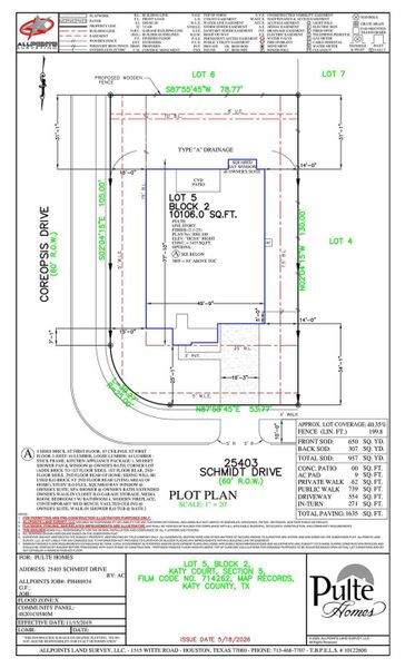 Plot Plan