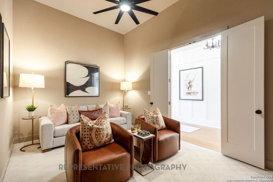 Furnished interior view inside a new home in The Ranches at Creekside, Boerne (Image 12). Furnished interior view inside a new home in The Ranches at Creekside, Boerne (Image 12).