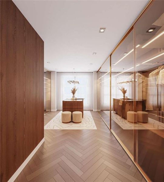 Furnished interior view inside a new home in , Buford (Image 9).