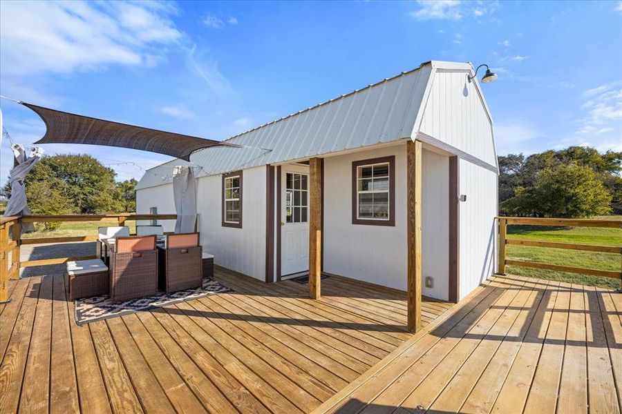 Exterior details and patio area of a home in , Stephenville (Image 8). Exterior details and patio area of a home in , Stephenville (Image 8).