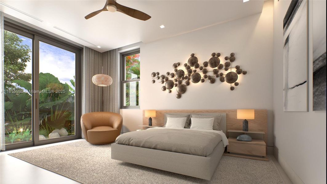 Furnished interior view inside a new home in , Pinecrest (Image 10).