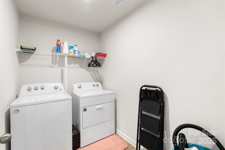 Furnished interior view inside a new home in Waxhaw Landing, Monroe (Image 12).