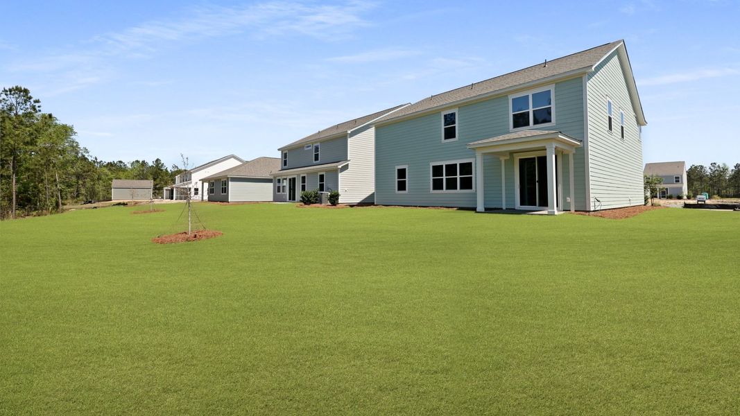 Front exterior of a new home in Sheep Island, Summerville, SC, highlighting curb appeal (Image 2).