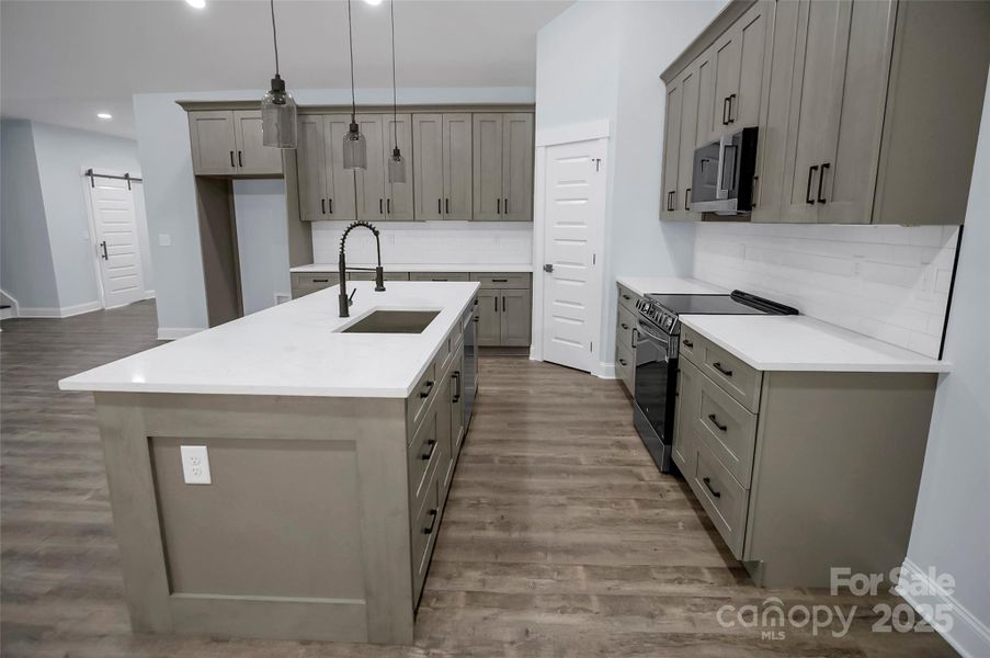 Furnished interior view inside a new home in , Iron Station (Image 14).