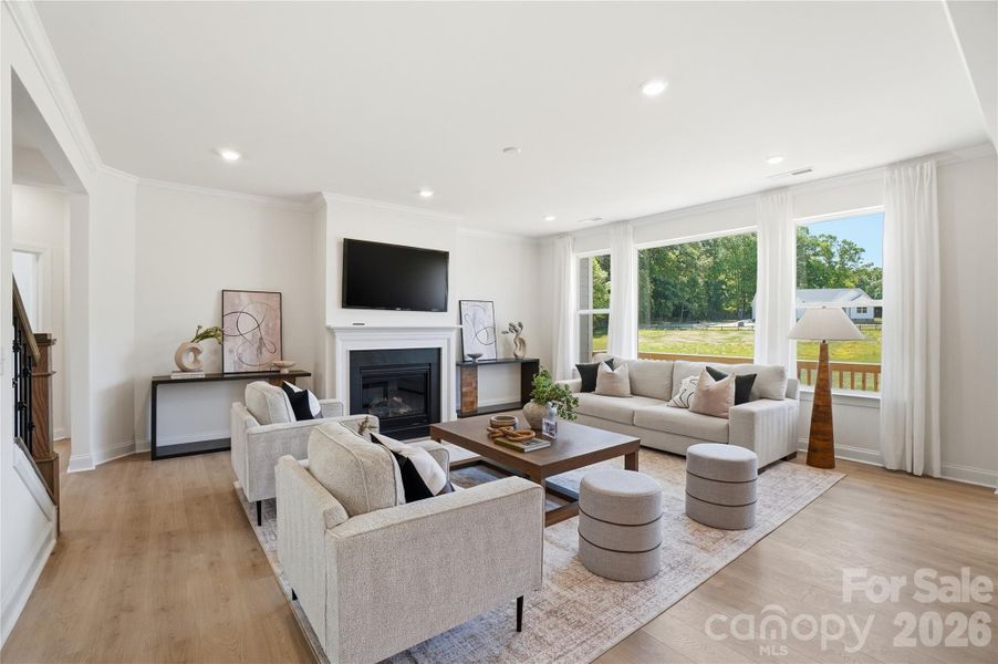 Furnished interior view inside a new home in Lancaster Hwy, Waxhaw (Image 36).