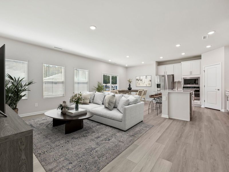 Furnished interior view inside a new home in Marshburn Landing - Signature Series, Wendell (Image 7).