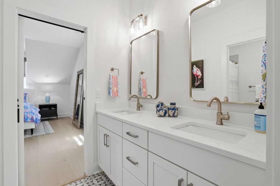 Furnished interior view inside a new home in , Johns Island (Image 36).