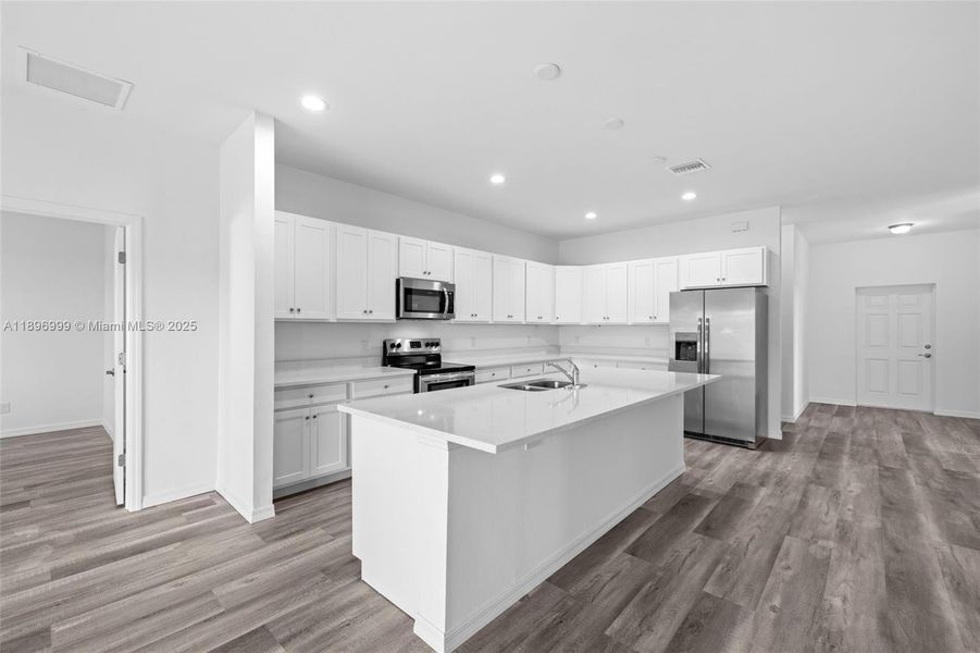 Furnished interior view inside a new home in , Cape Coral (Image 9). Furnished interior view inside a new home in , Cape Coral (Image 9).