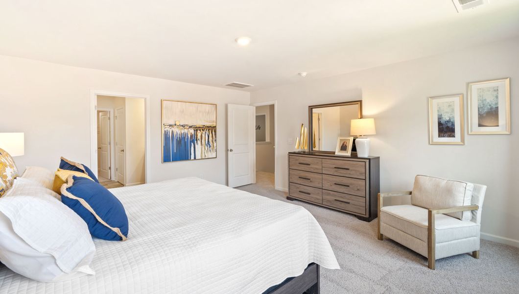 Furnished interior view inside a new home in Lightwood Cottages, Moore (Image 19).