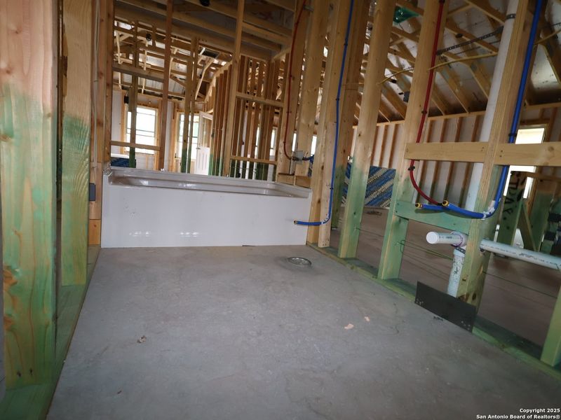 In-progress construction of a new home in Winding Brook, San Antonio, TX (Image 22).